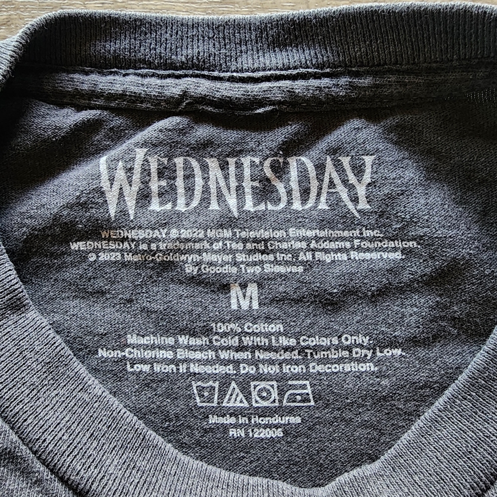 Wednesday Addams Nevermore Academy Tee - Picture 6 of 7